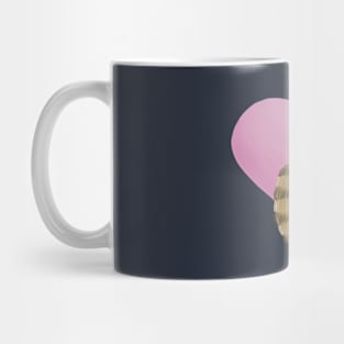 Valentines cat and heart Mug